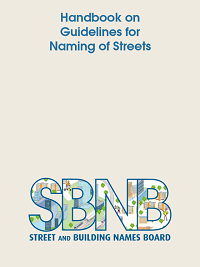 Handbook on Guidelines for Naming of Streets
